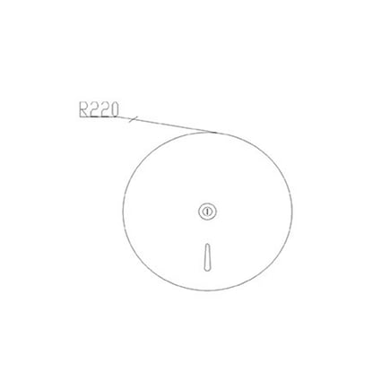 Χαρτοθήκη ρολού WC Inox SS304 81053